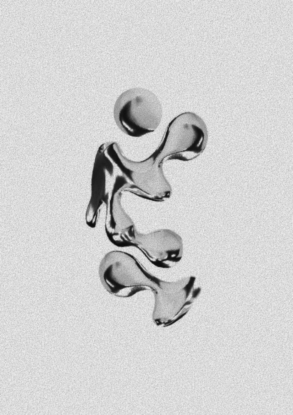 Abstracto liquid metal