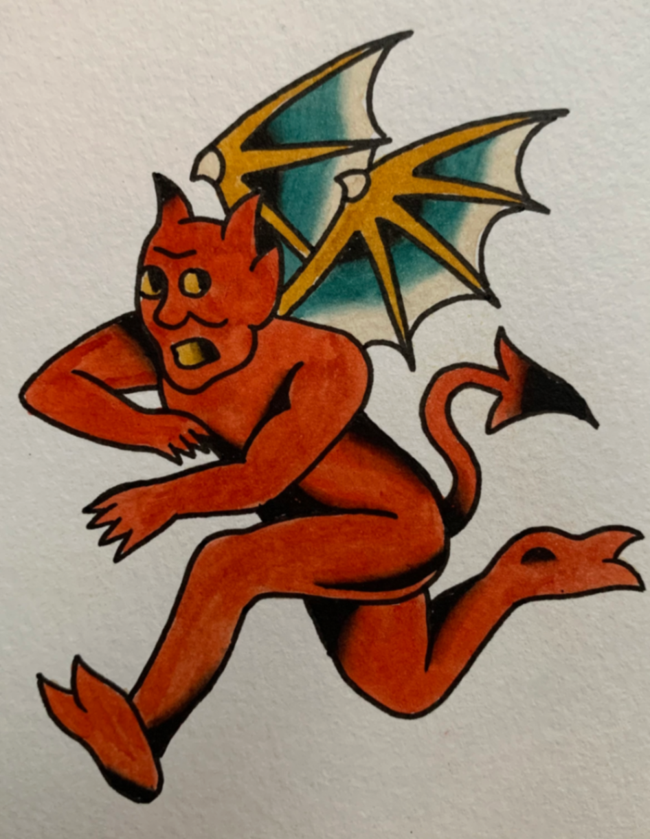 Diablo corriendo - Imagen 1