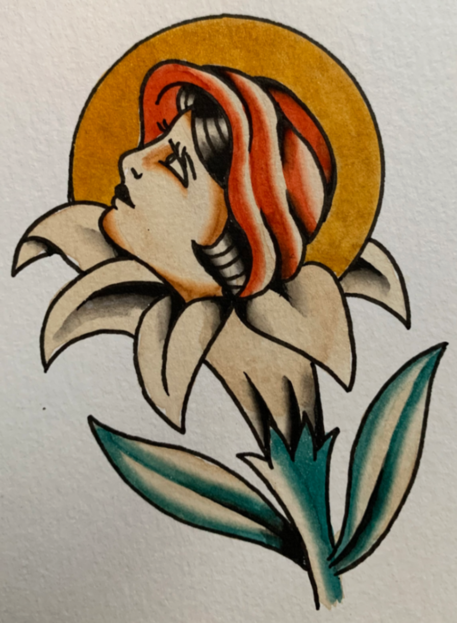 Maria en lilio - Imagen 1