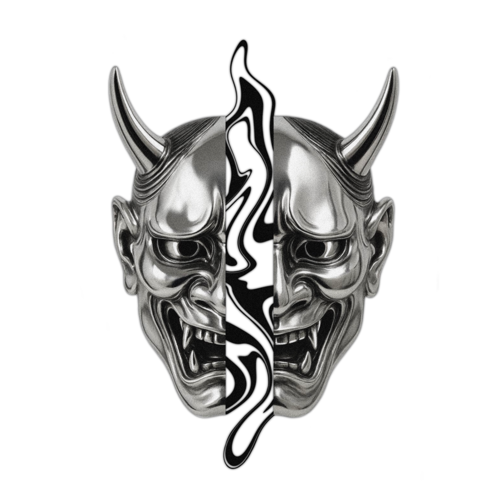 Hannya suminagashi